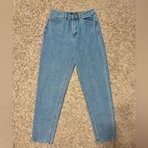 Missguided Straight Leg Jeans | Size 6 | Denim Blue